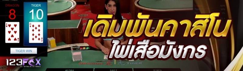 เดิมพันคาสิโนไพ่เสือมังกร