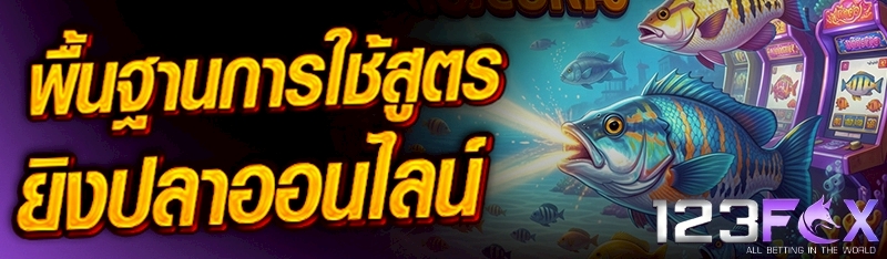 พื้นฐานการใช้สูตรยิงปลาออนไลน์
