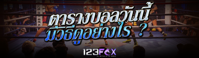 ตารางบอลวันนี้ มีวิธีดูอย่างไร ?