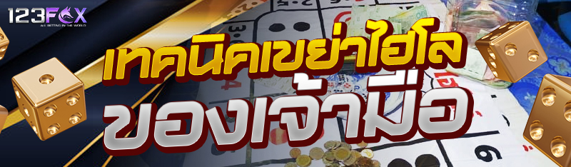 เทคนิคเขย่าไฮโลของเจ้ามือ