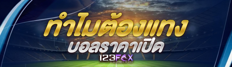 ทำไมต้องแทงบอลราคาเปิด 